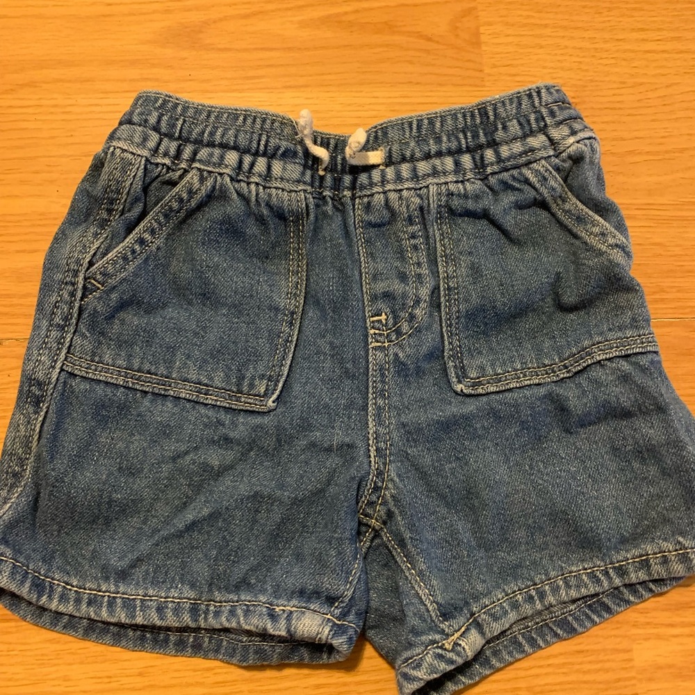 Old Navy Kids Denim Pull-On Shorts in Blue